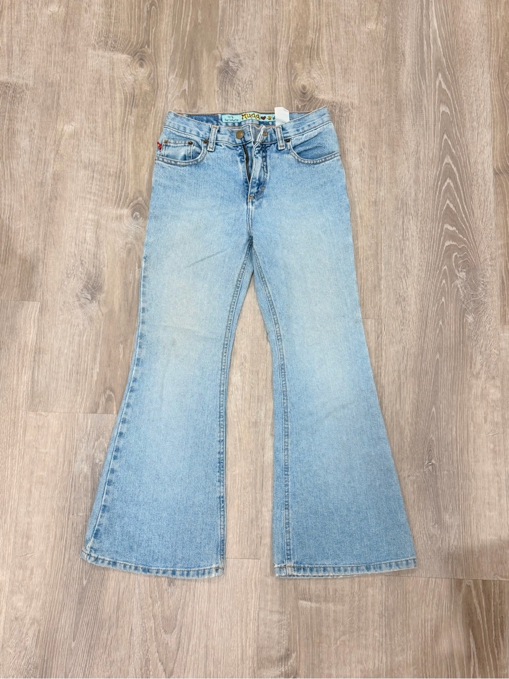 👖 Vintage Y2K Mudd Flare Jeans Low Rise Light Wash